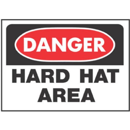 HY-KO Sign Osha Danger Hard Hat Area 507